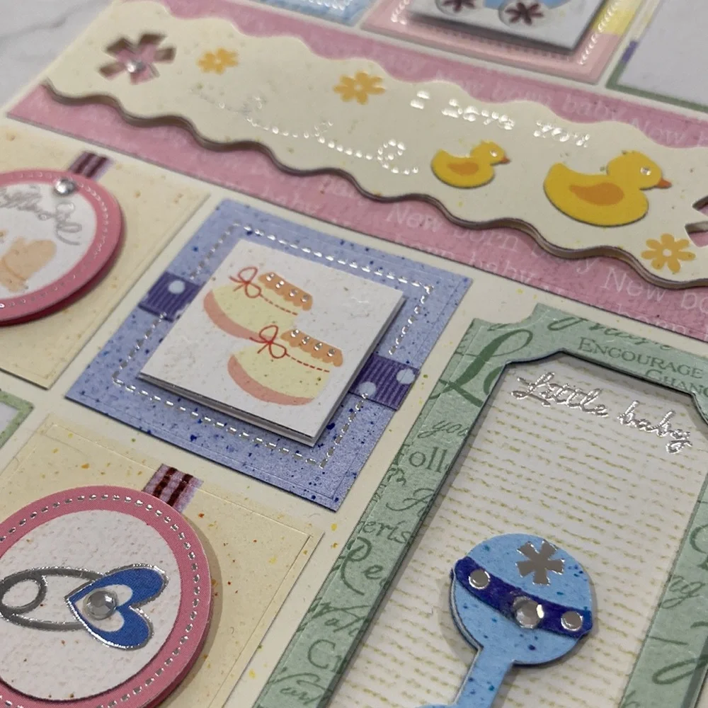 💕4 FOR $10💕 Assorted Birthday, Baby Shower, Scrapbooking Stickers 🎉